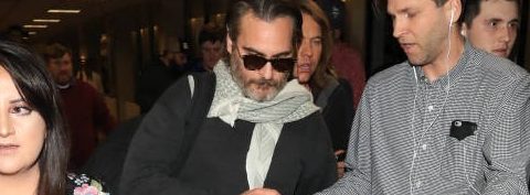 Joaquin Phoenix chegando ao Sundance