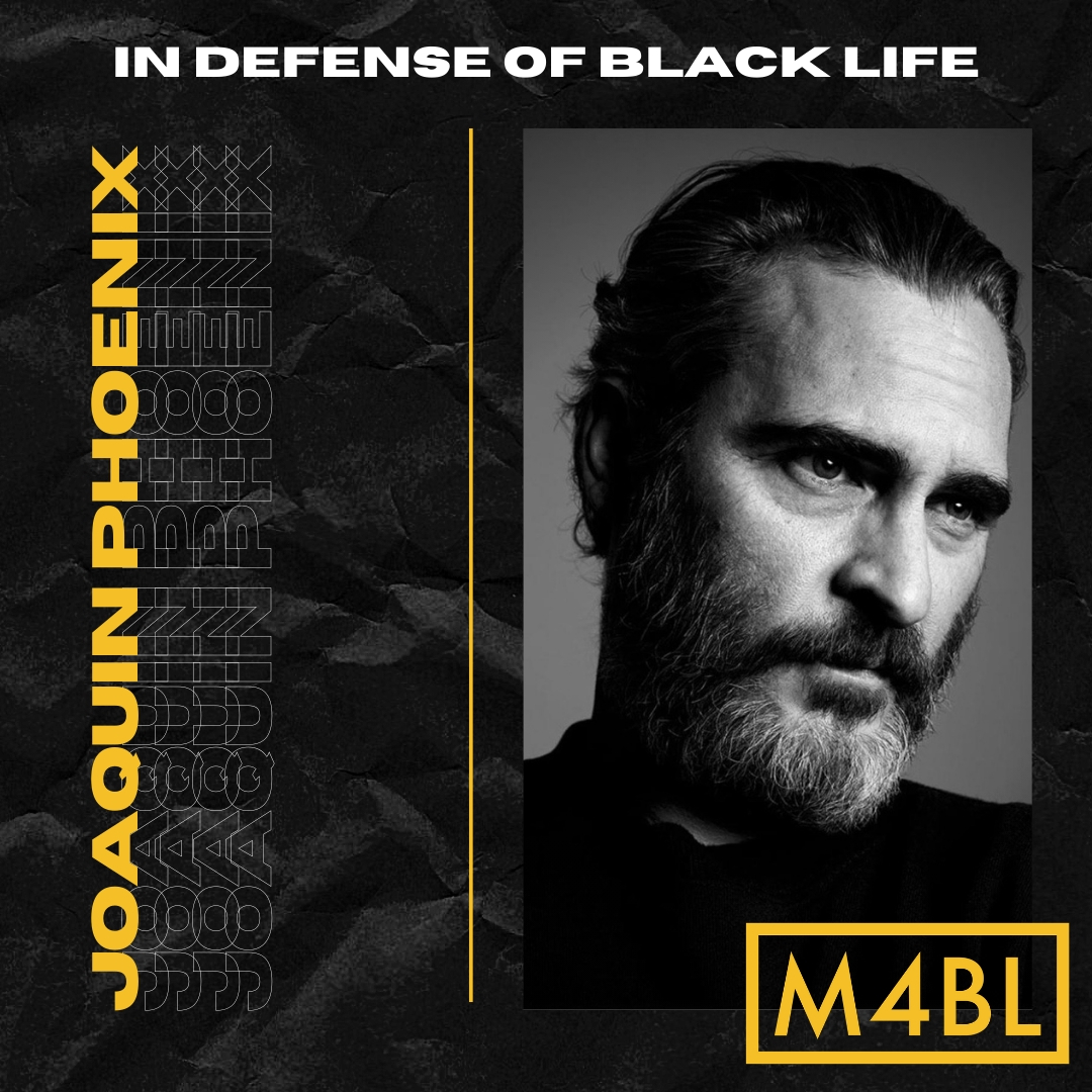 Joaquin Phoenix apoia o Movement 4 Black Lives