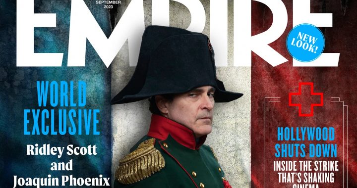 Joaquin Phoenix, como Napoleão, é capa da revista Empire de setembro!