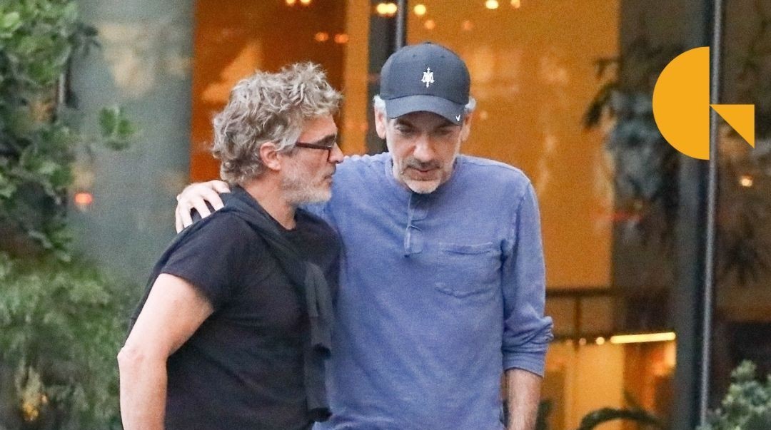 Fotos: Joaquin Phoenix e Todd Phillips em LA