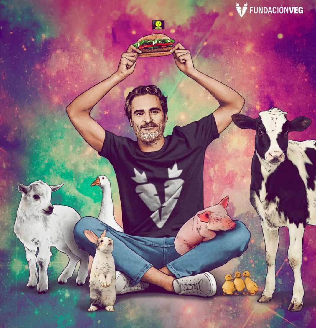 “Seja como Joaquin Phoenix” pede a Fundación Veg em campanha que promove dieta vegana no Chile