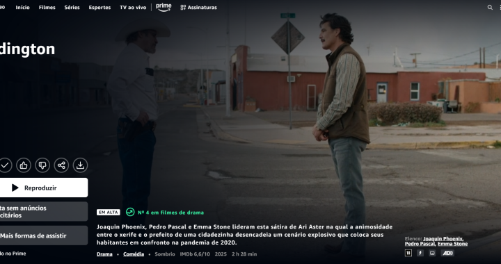 “Eddington” chega ao streaming no Brasil!